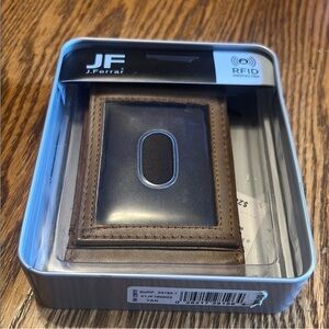 jf j.ferrar Tan RFID-Blocking Card Holder